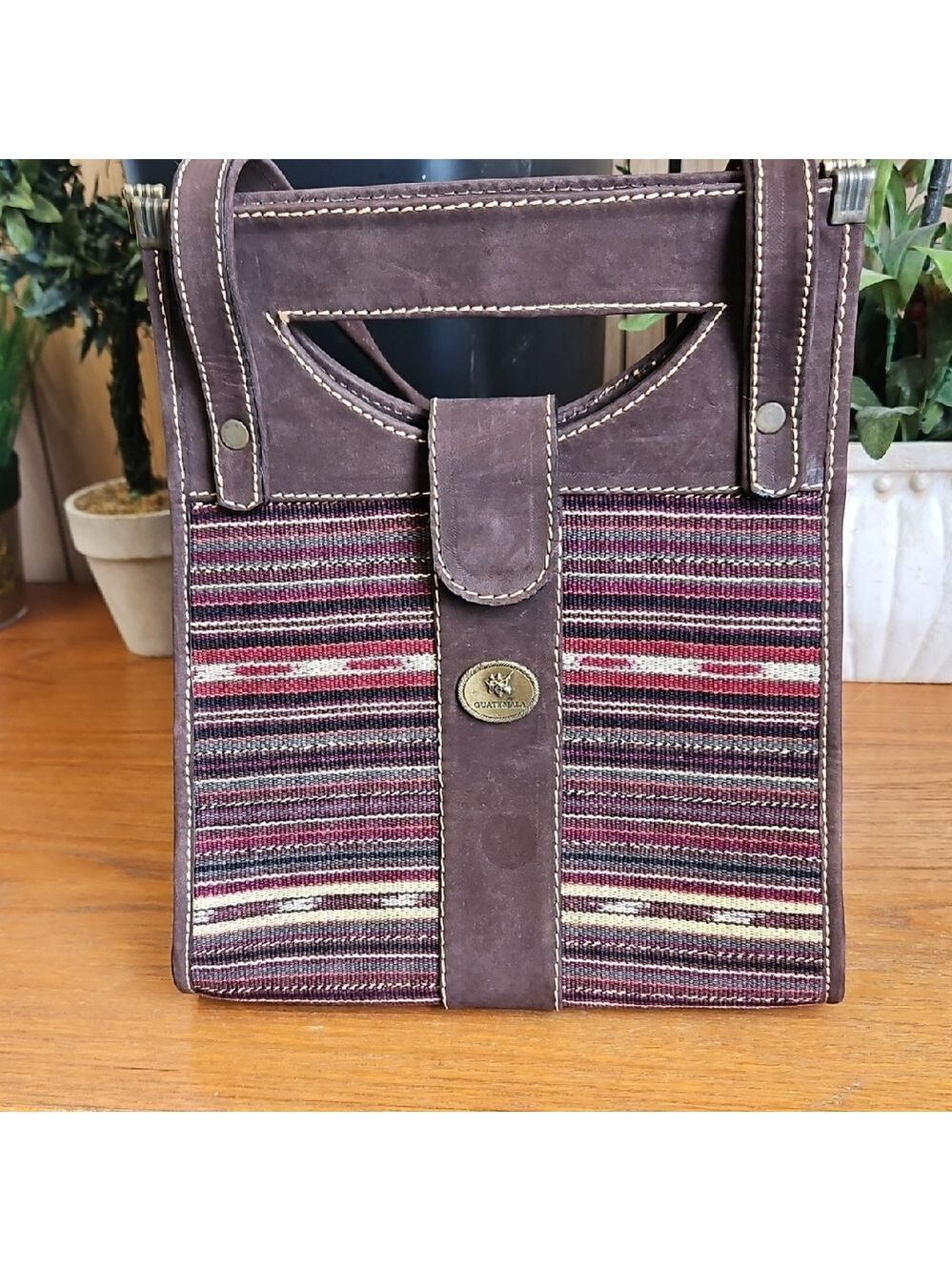Rare Vintage Guatemala Woven Hand Bag
